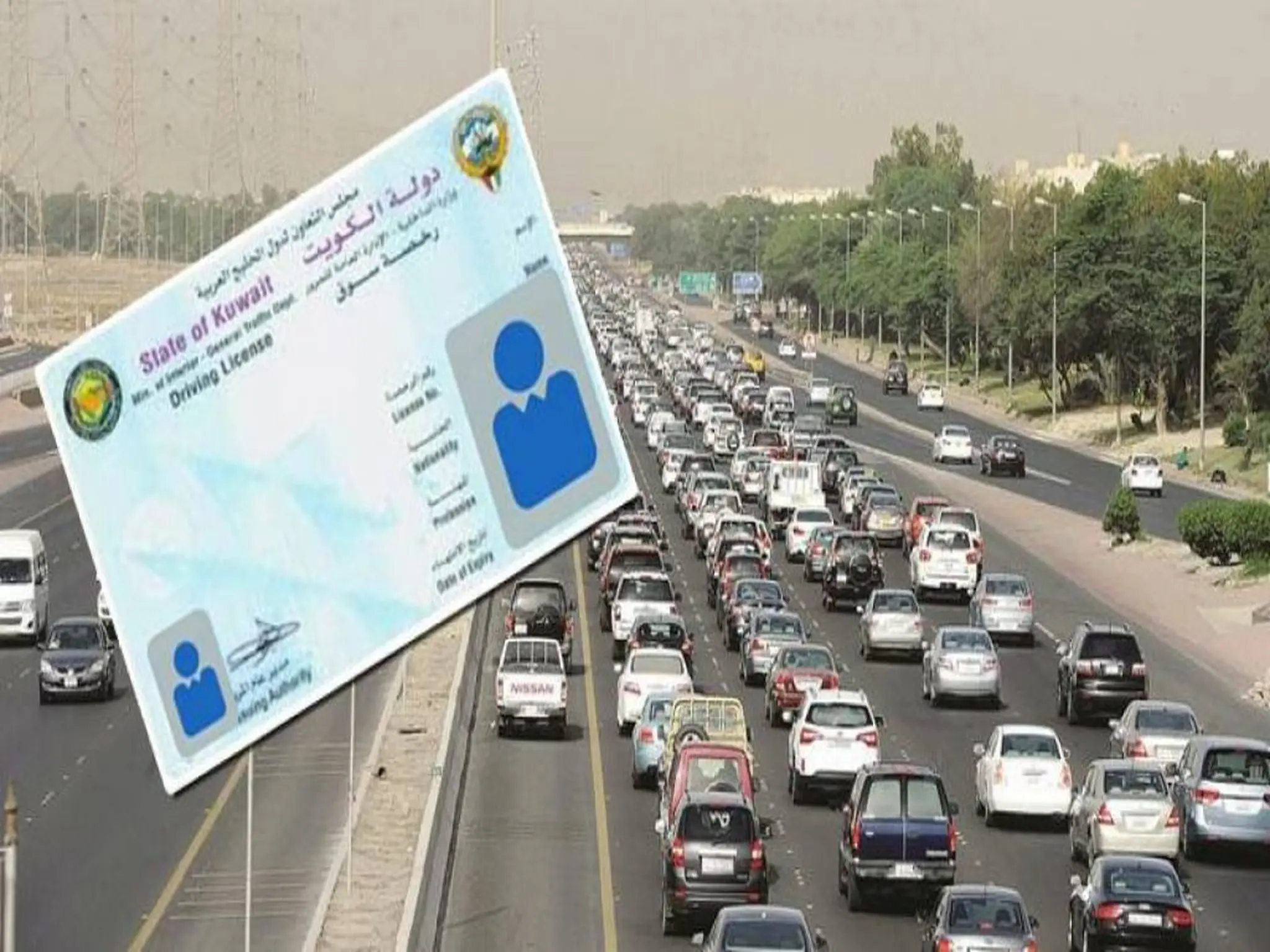 المرور يعلن سحب 1000 ليسن من الوافدين في الكويت