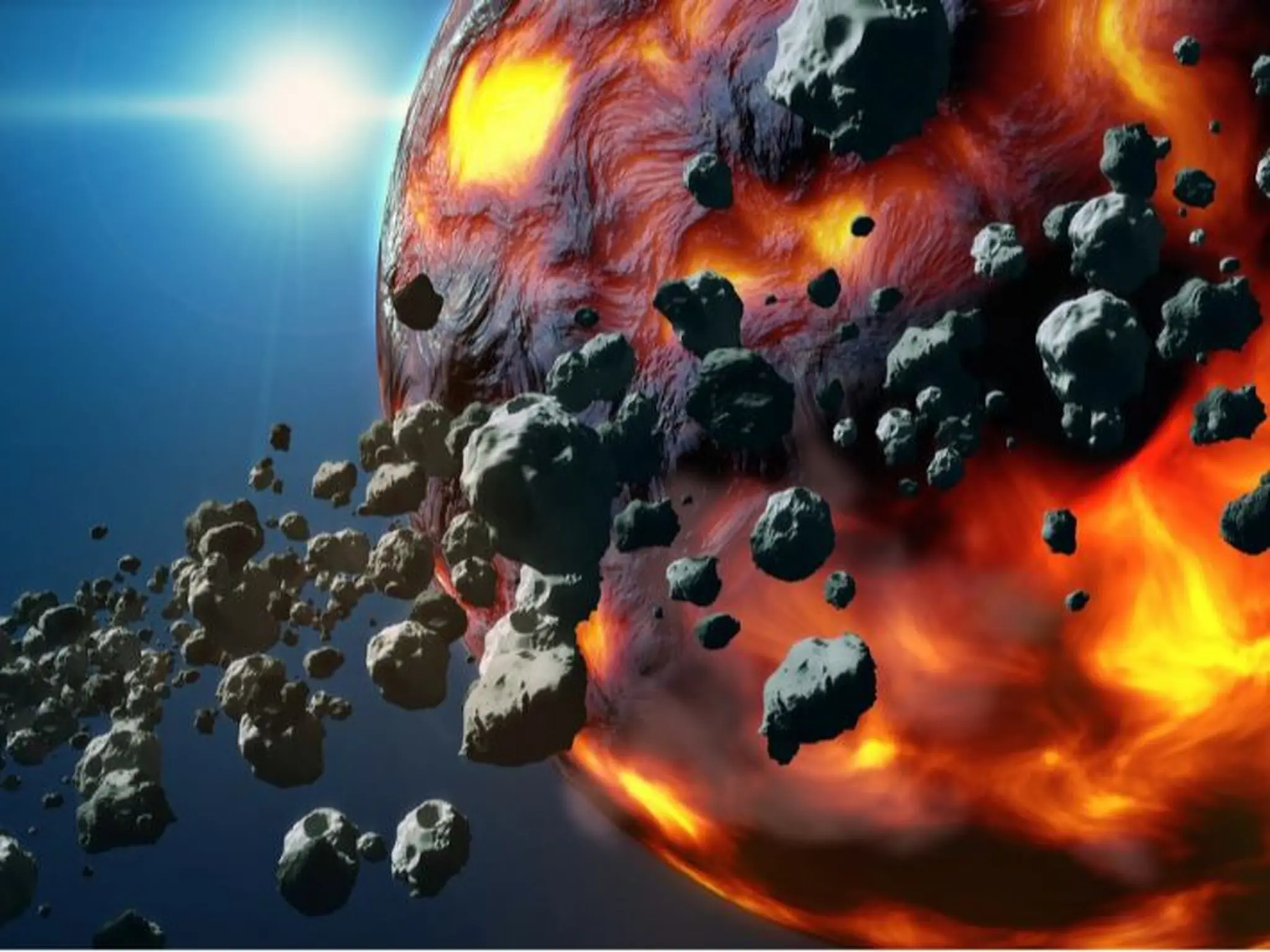 بالفيديو لحظة إنفجار نيزك في الغلاف الجوي للأرض بالقرب من فرنسا
