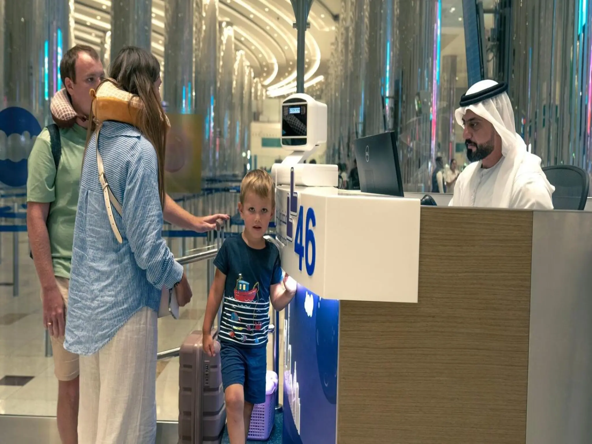 Dubai International Airport's opens new passport control counters