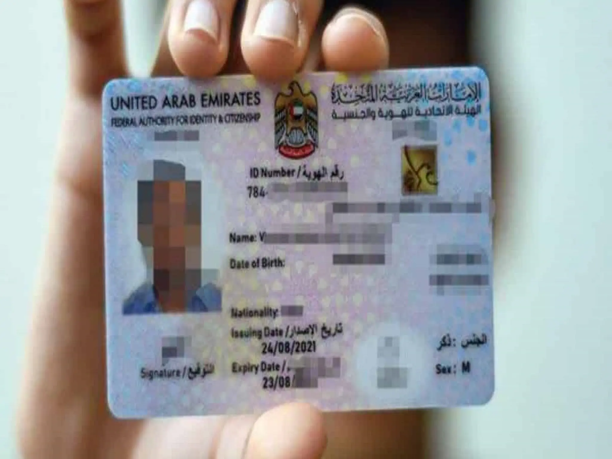 UAE: With the passport number, make a query regarding the Emirates visa