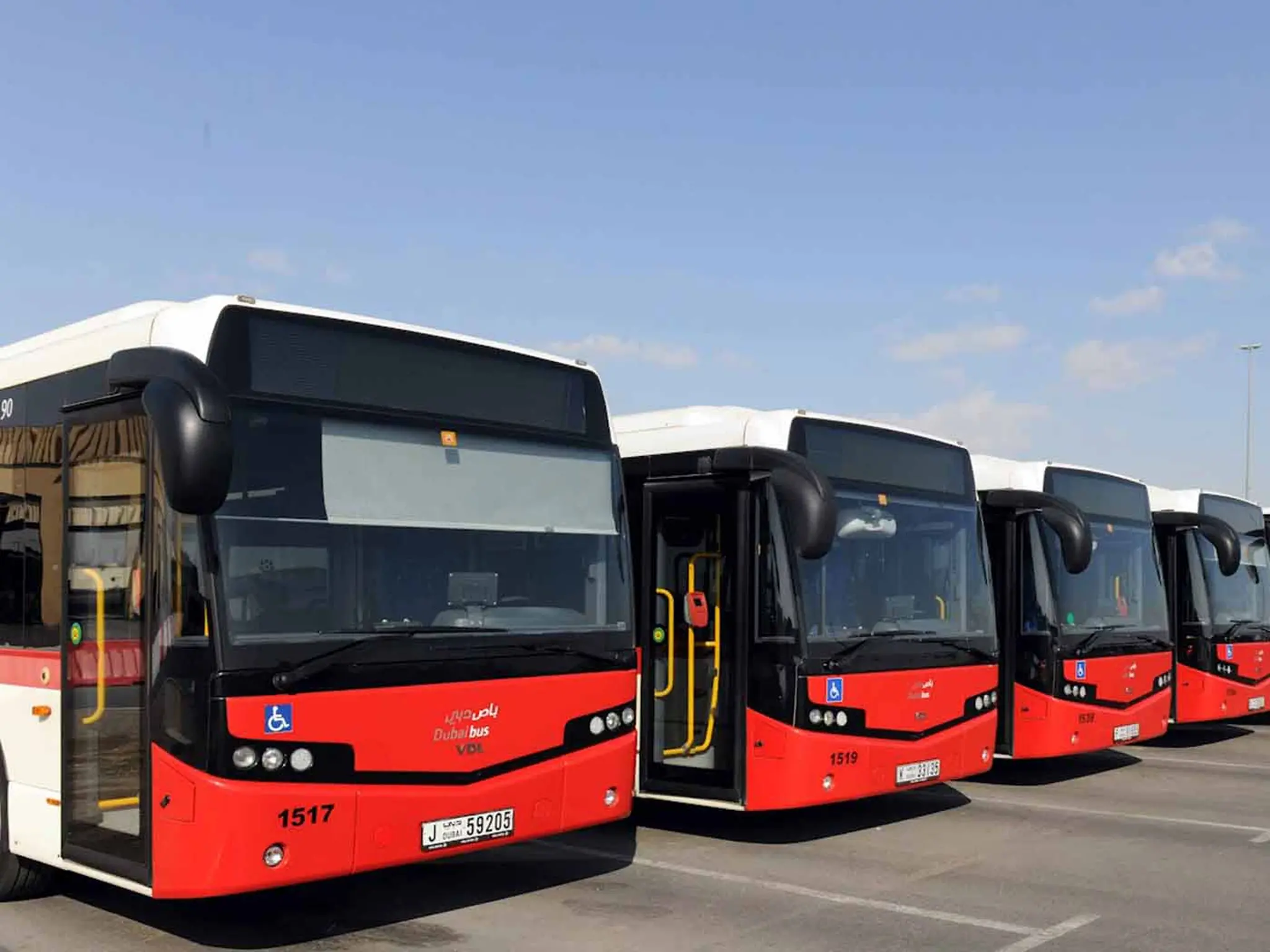 Free public transport buses in the UAE for New Year Celebrations