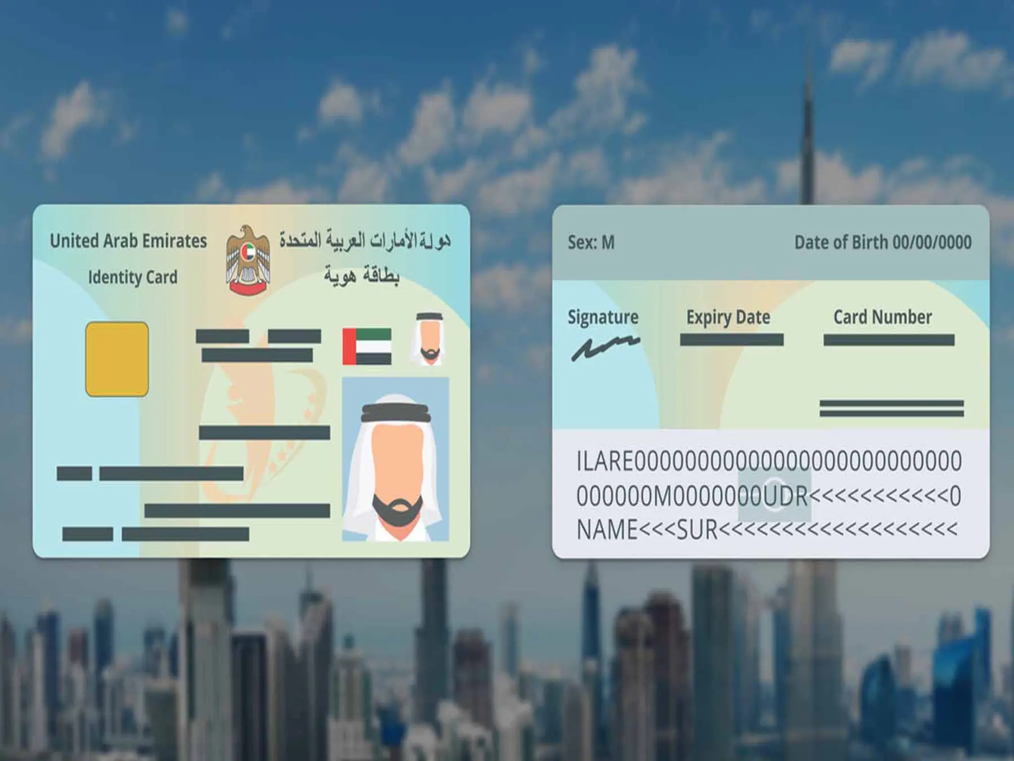 The UAE announces steps to exempt Emirates ID fines for residents and citizens