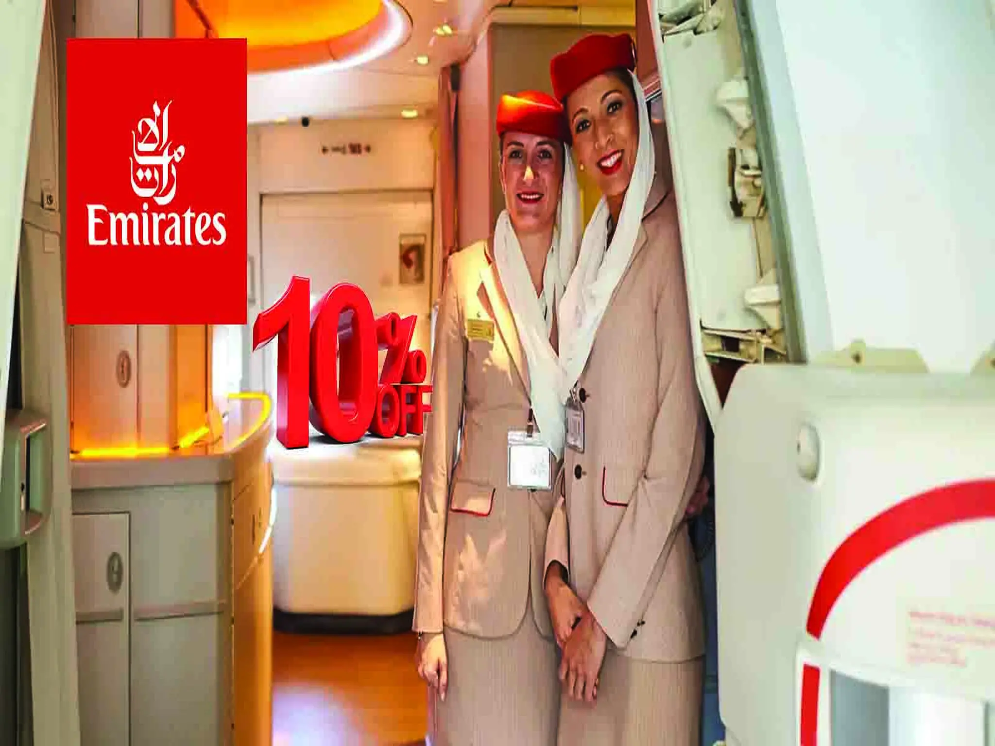 Emirates offers a discount of up to 10% on flights for international students.. but under specific conditions