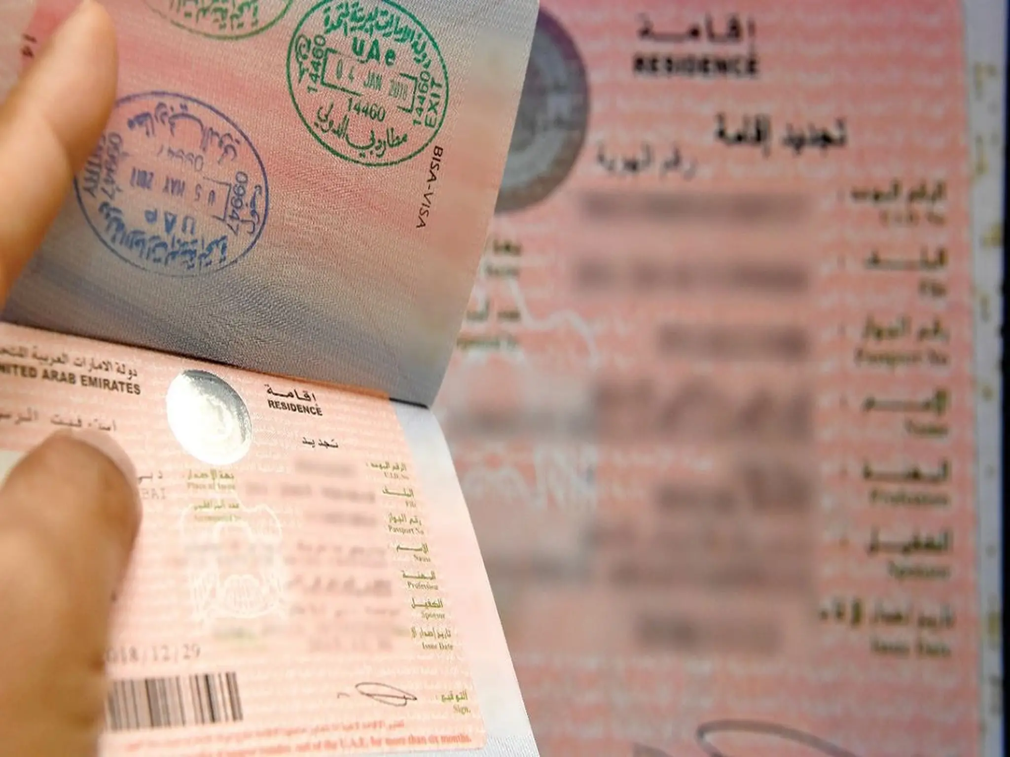 The UAE issues free entry permits and a family visit visa