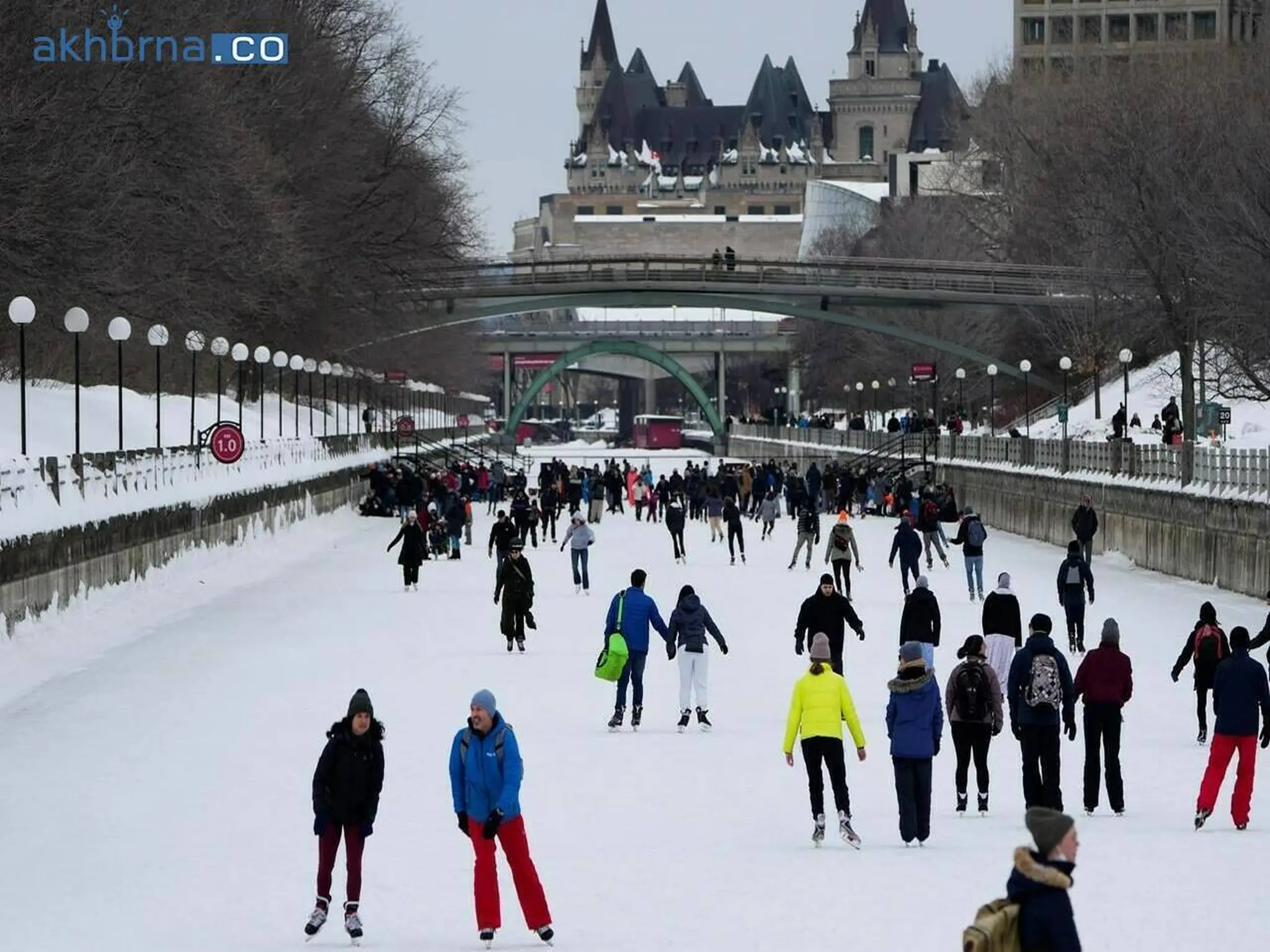 Canada announces the opening of the Rideau Canal Skateway for skating today