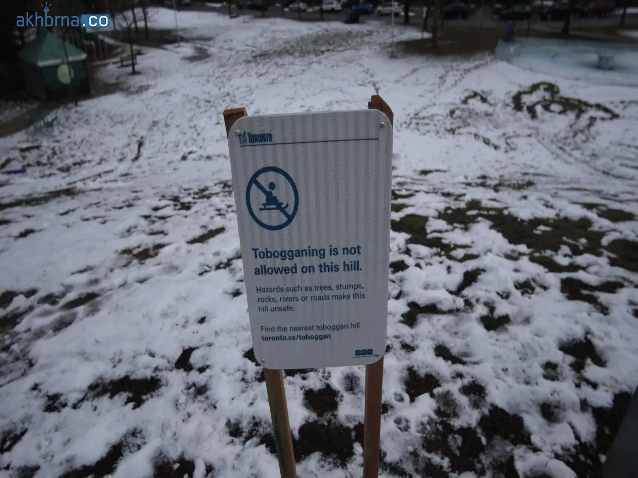 Canada announces a tobogganing ban on 45 hills in Toronto