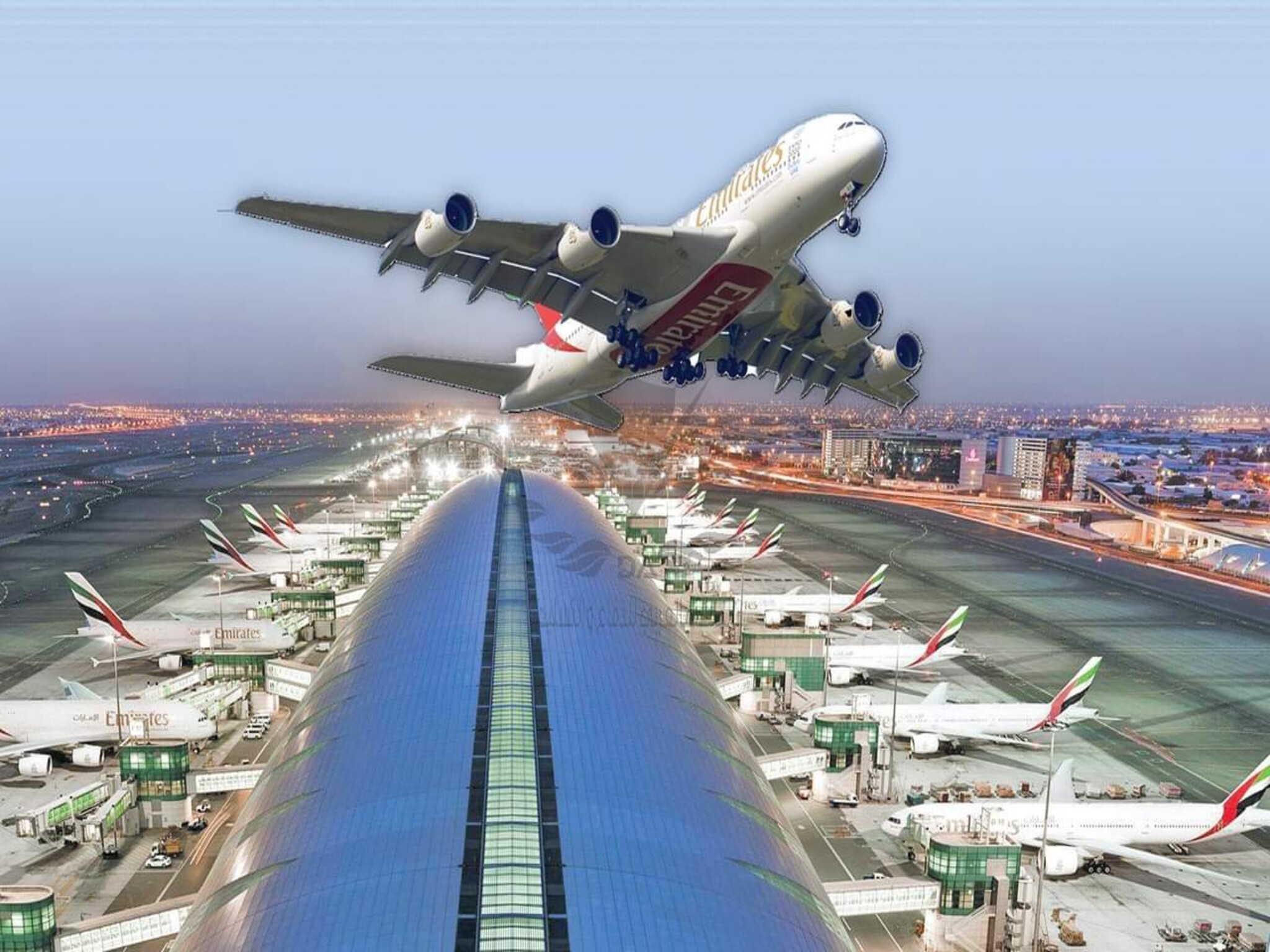 Statement regarding international flights departing from Dubai International Airport