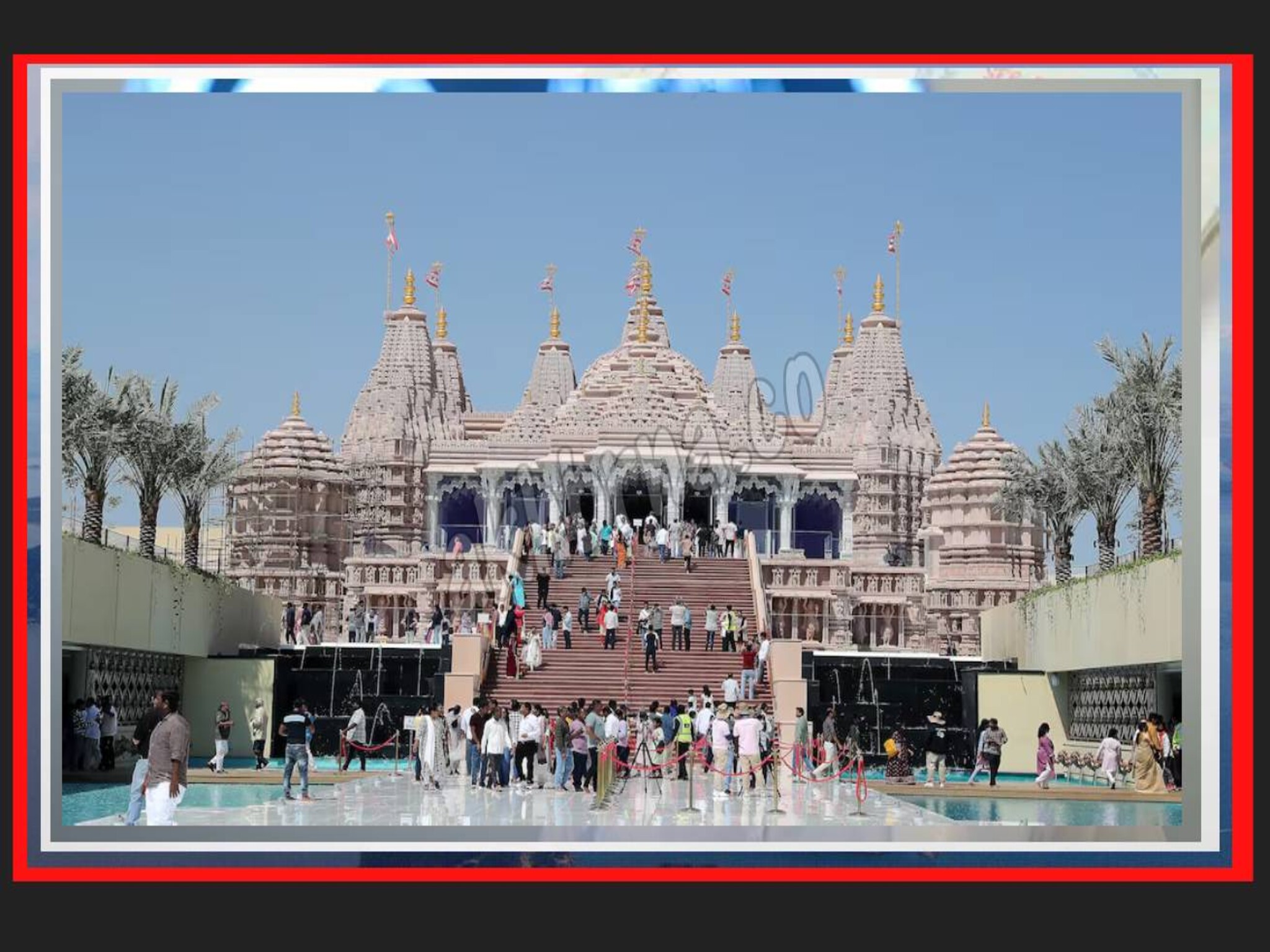 Baps Hindu Mandir in Abu Dhabi announces the opening of online reservations.. details and link