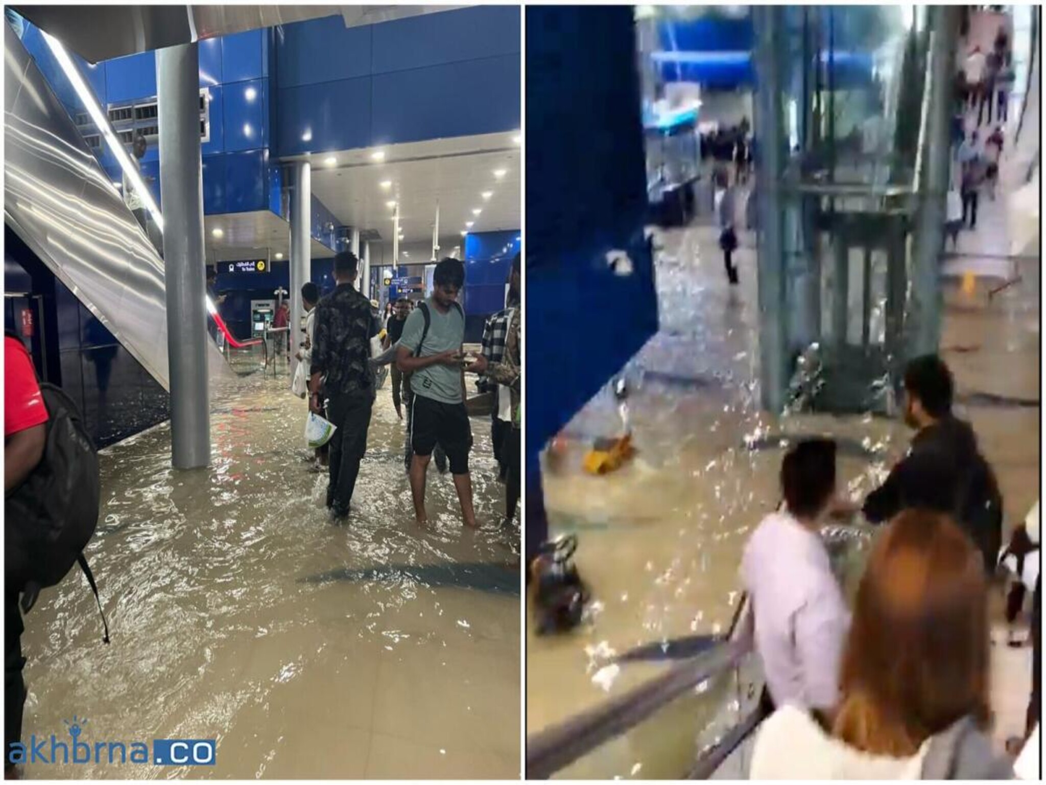 UAE: Torrential Rain Floods Onpassive Dubai Metro Station, Disrupts Services