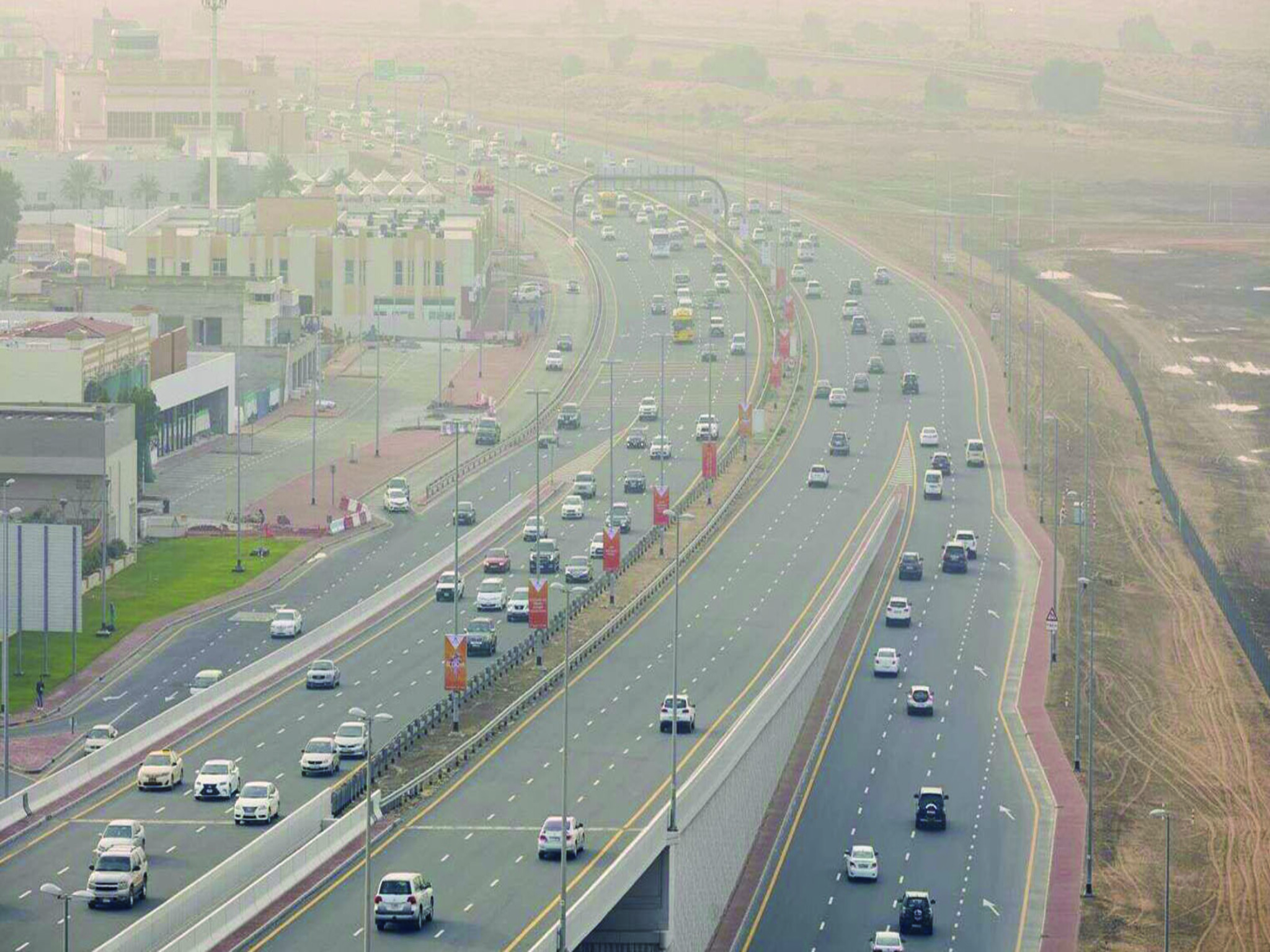The Meteorological Department warns residents of the UAE of light rain today