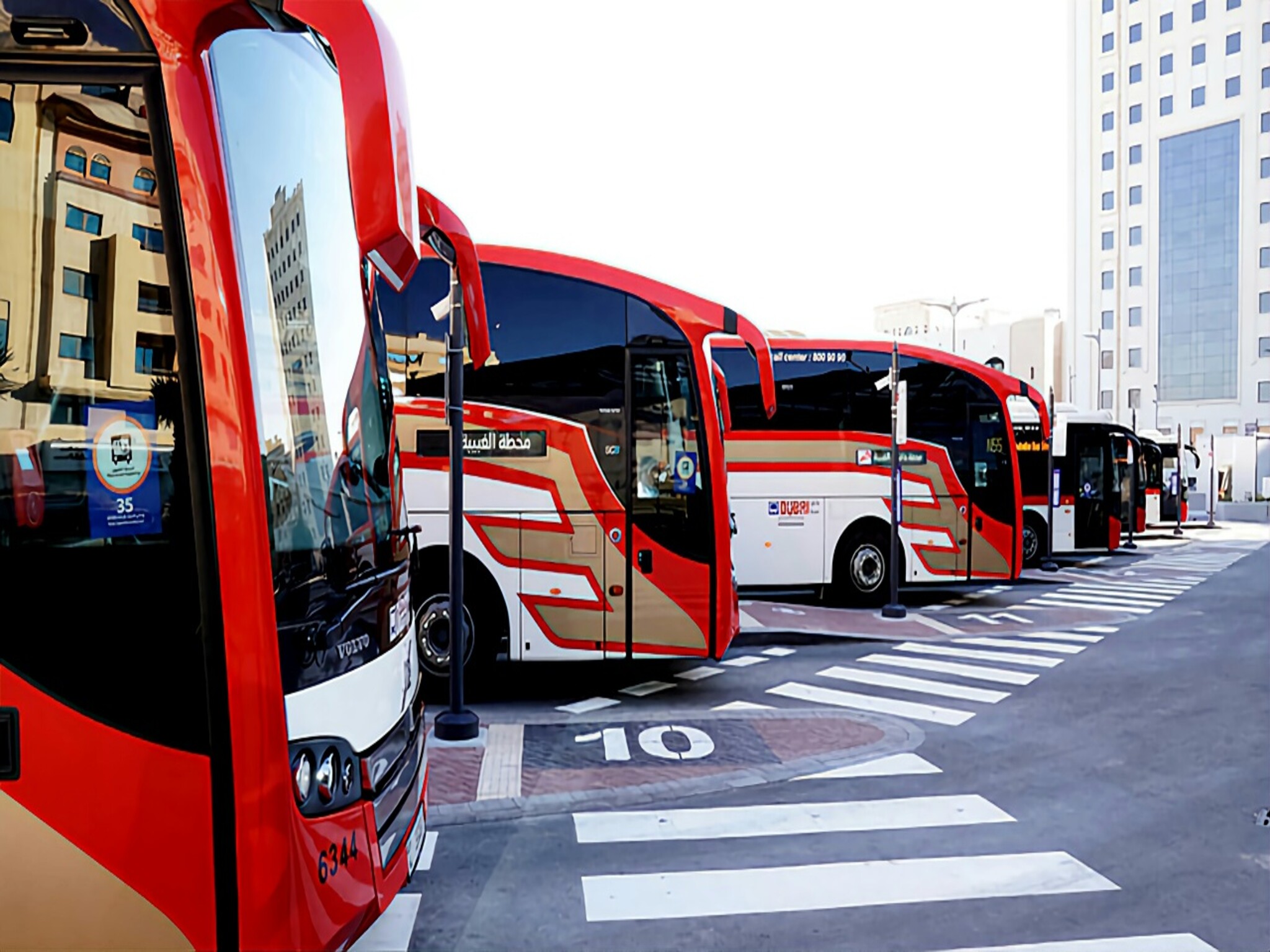 طرق دبي تعلق خدمة حافلات النقل بين المدن مؤقتاً بسبب الأحوال الجوية غير المستقرة